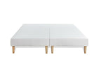 Ready-to-sleep pack: LE DÉLICAT mattress 180x200, pocket springs and memory foam, double bed base, white