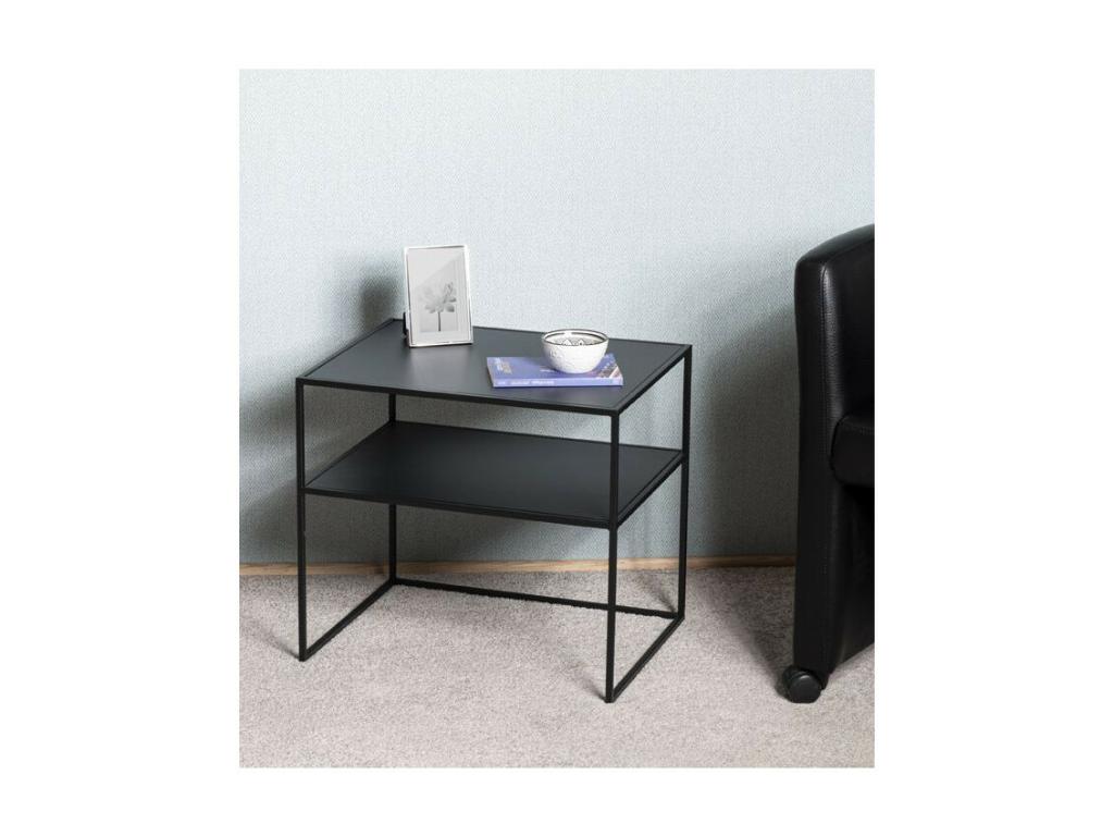 Meubiana Designer Side Table 50cm Black