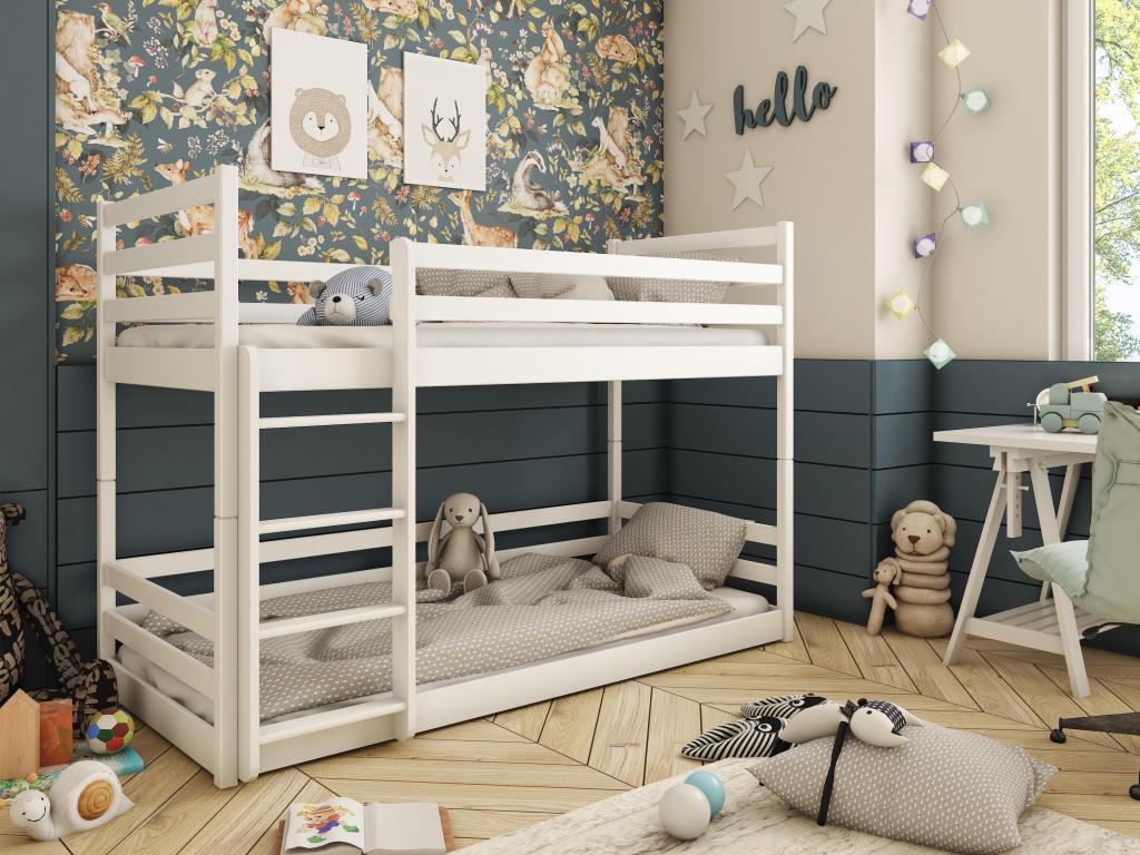 MINI BB004 Bunk Beds 90x190 cm White