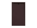Chocolate shower tray with slate finish, Meubiana CACH color grid - 120x70 cm