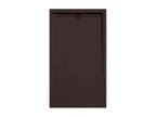 Chocolate shower tray with slate finish, Meubiana CACH color grid - 120x70 cm