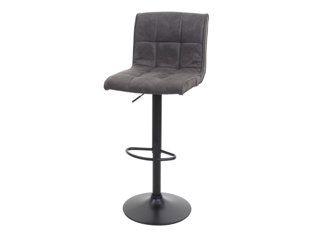 Grey bar stool/chair 44x46x95 cm 04 0001235