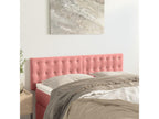 2-Piece Headboard Set, Pink, 72x5x78/88 cm, Velvet