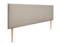 Meubiana Aqualine Smooth Fabric Headboard 150x105cm with Legs for 150cm Beds - Meubiana