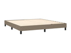 Upholstered bed base with mattress and LED lighting, Meubiana 160x200 cm, Fabric