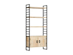 4-tier bookcase 80x30x180 Solid mango wood