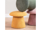 Mushroom velvet pouf