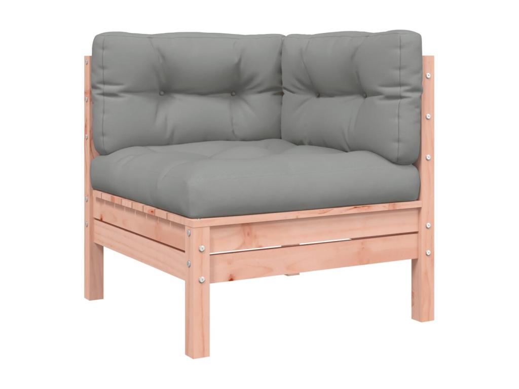 Meubiana 7-piece garden furniture set with solid fir wood cushions