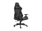 Swivel Gaming Chair Grey PVC 2