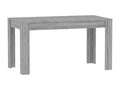 Meubiana dining table, grey, 140x74.5x76 cm, engineered wood