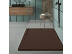 Chocolate shower tray with slate finish, Meubiana CACH color grid - 120x70 cm