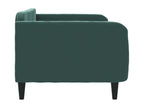 Dark green daybed 100x200 cm velvet