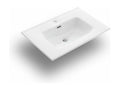 Meubiana 4-piece bathroom set, matte white