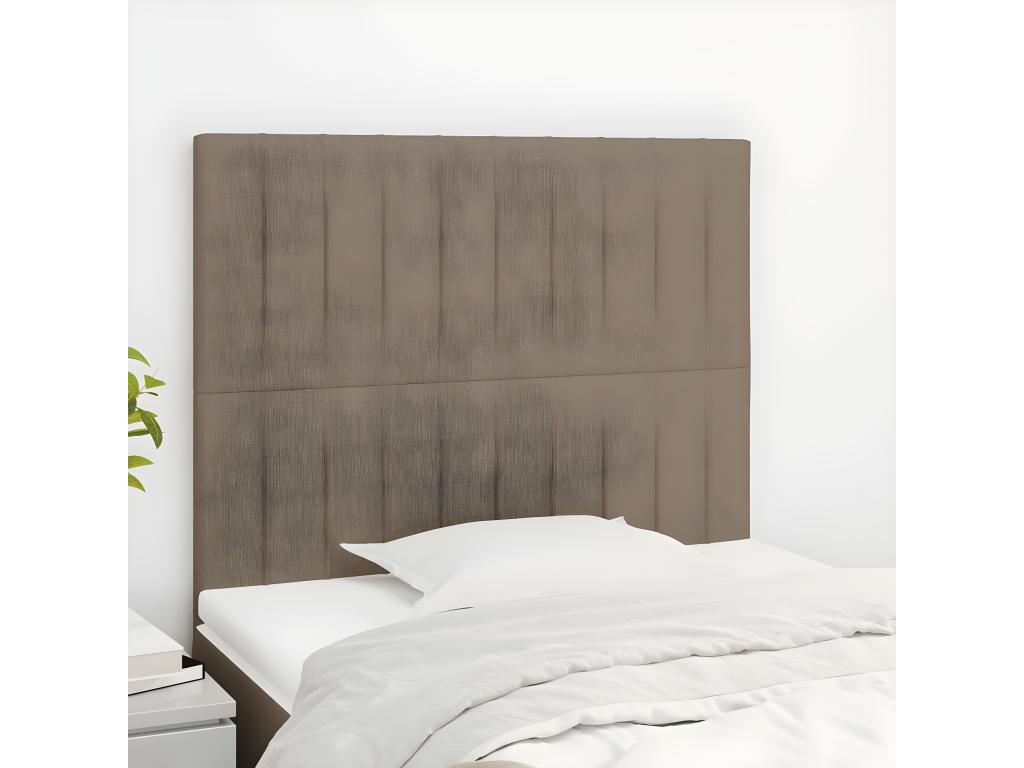 Meubiana 2-piece headboard set, 90x5x78/88 cm, fabric