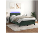 Meubiana bed base with LED mattress, dark green, 120x200