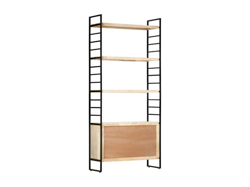 4-tier bookcase 80x30x180 cm Solid mango wood