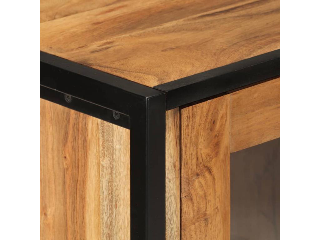 Meubiana solid wood and iron wall-mounted bathroom cabinet