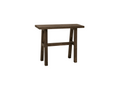 Brown fir wood console table 100x80cm - Meubiana