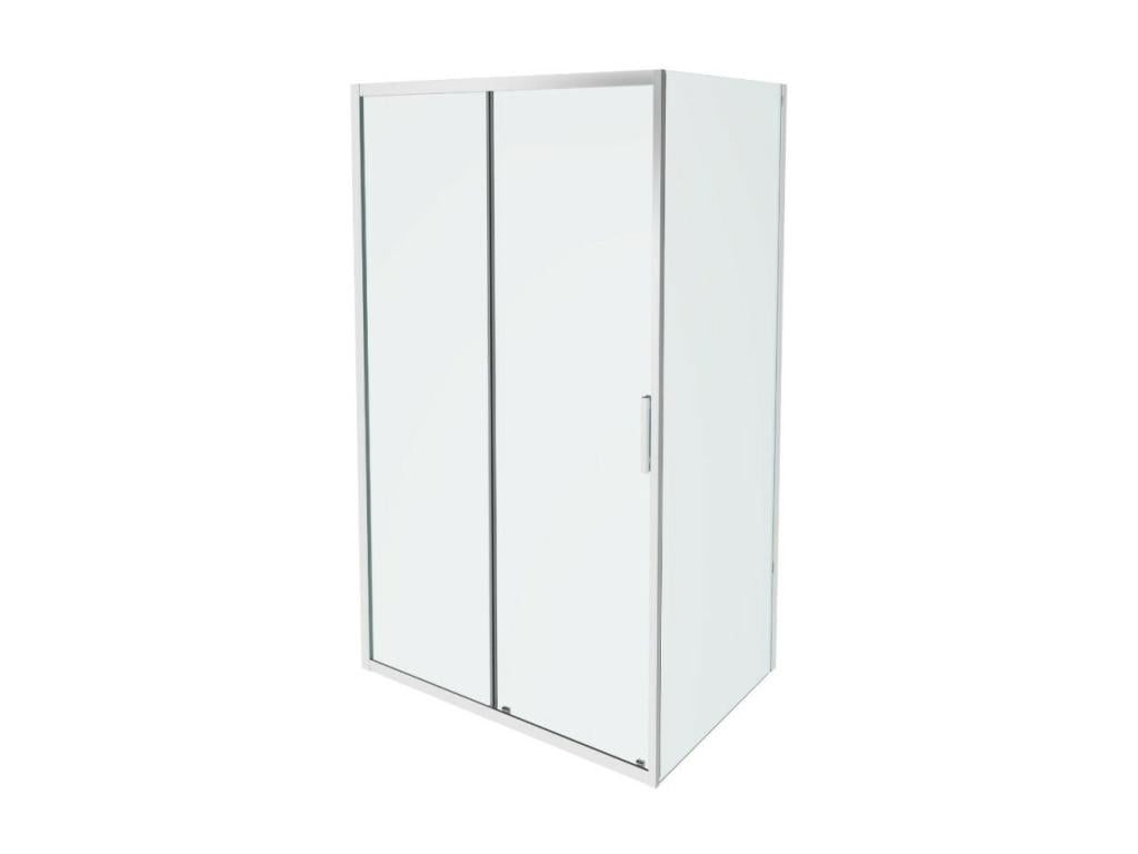 Meubiana shower enclosure: The ingenious sliding door for corner installation 140x70