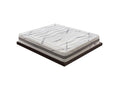 Homzora - Memory foam mattress - 22 cm high - 3 cm memory foam - 200x200 carbon cover