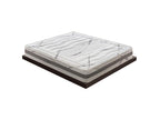 Homzora - Memory foam mattress - 22 cm high - 3 cm memory foam - 200x200 carbon cover