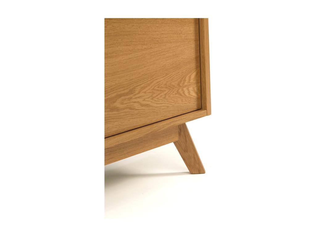 Meubiana 2-Door/1-Drawer Buffet, 100cm, Oak