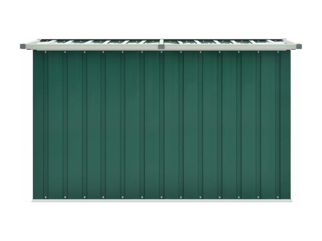 Green garden storage box, 149x99x93 cm