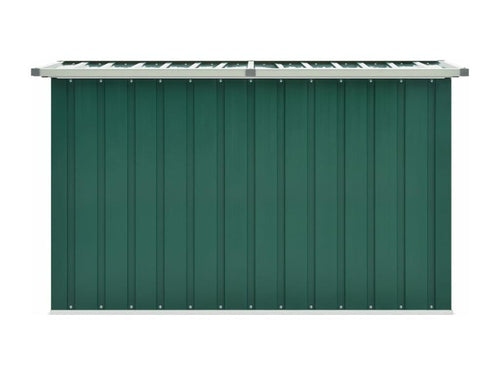 Green garden storage box, 149x99x93 cm