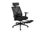 Office chair with black finish, 68.5x69x132 cm, 12 0000410