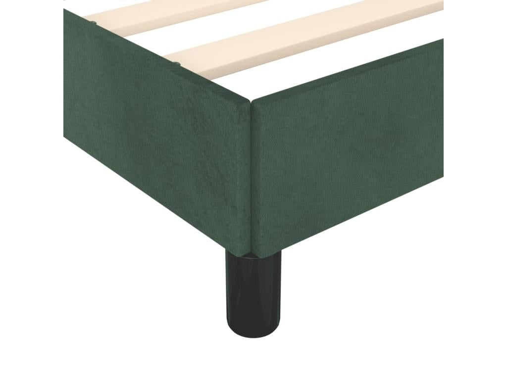 Dark green velvet bed frame 120x190