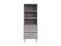 Doucezen tall sideboard, grey, 40x36x110 cm, engineered wood