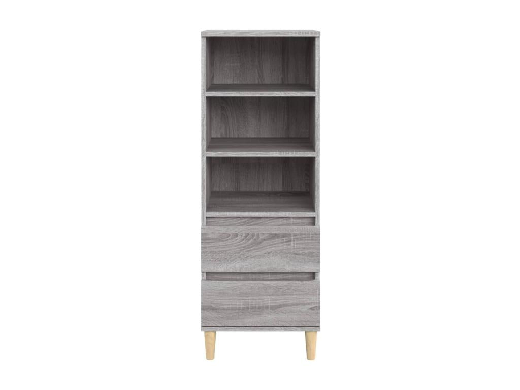 Doucezen tall sideboard, grey, 40x36x110 cm, engineered wood