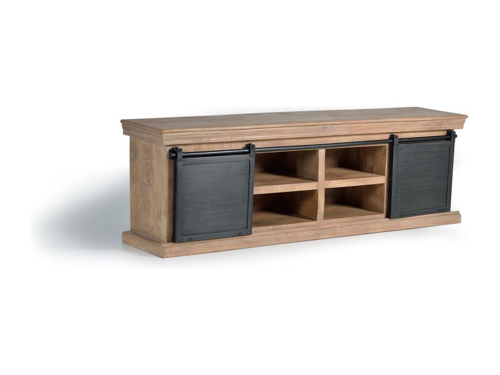 Industrial style TV stand - Multicolor. Giner and Colomer. 55x40x170
