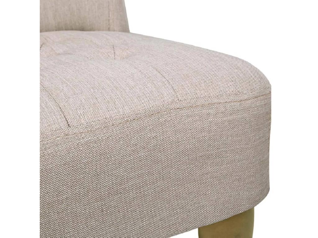 Cream Fabric French Style Armchair