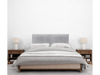 Meubiana Natural Wool Headboard 105x105cm with Bed Legs 105 - Light Grey