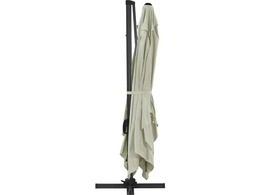 Alu Sun 4 Cantilever Garden Parasol - Rectangle - 3x4 m Protective Cover - Ecru
