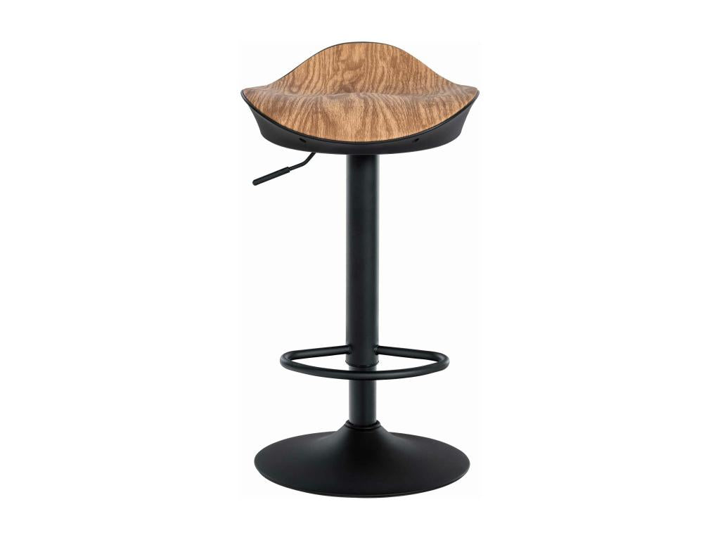 Set of 2 brown metal stools 39x40x66 cm 10 0004015