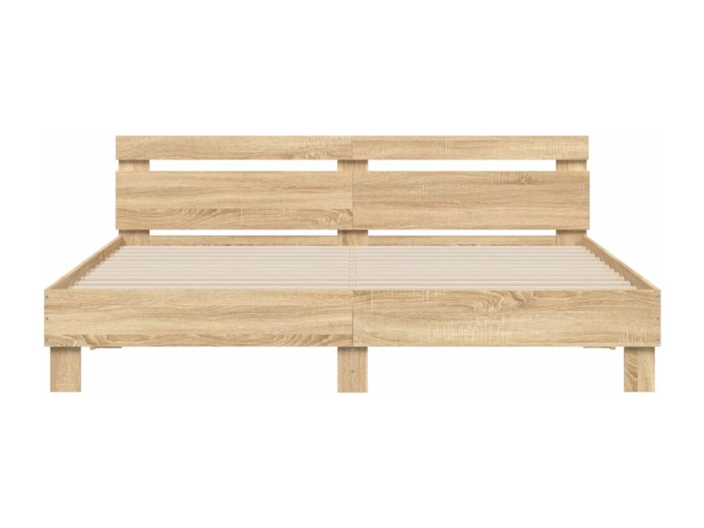 Meubiana oak bed frame (160x200 cm) without mattress