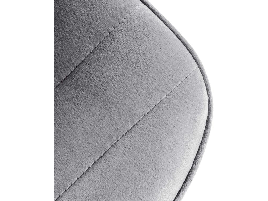 Grey metal bar stool/chair, 45x46x89 cm, 10 0005128