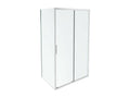 Meubiana shower enclosure: The ingenious sliding door for corner installation 140x70