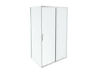 Meubiana shower enclosure: The ingenious sliding door for corner installation 140x70