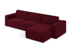 Laviecasa modular corner sofa, right-hand facing, in burgundy - Laviecasa JWQW52338