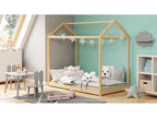 HUT Solid Pine Wood Children's Cabin Bed