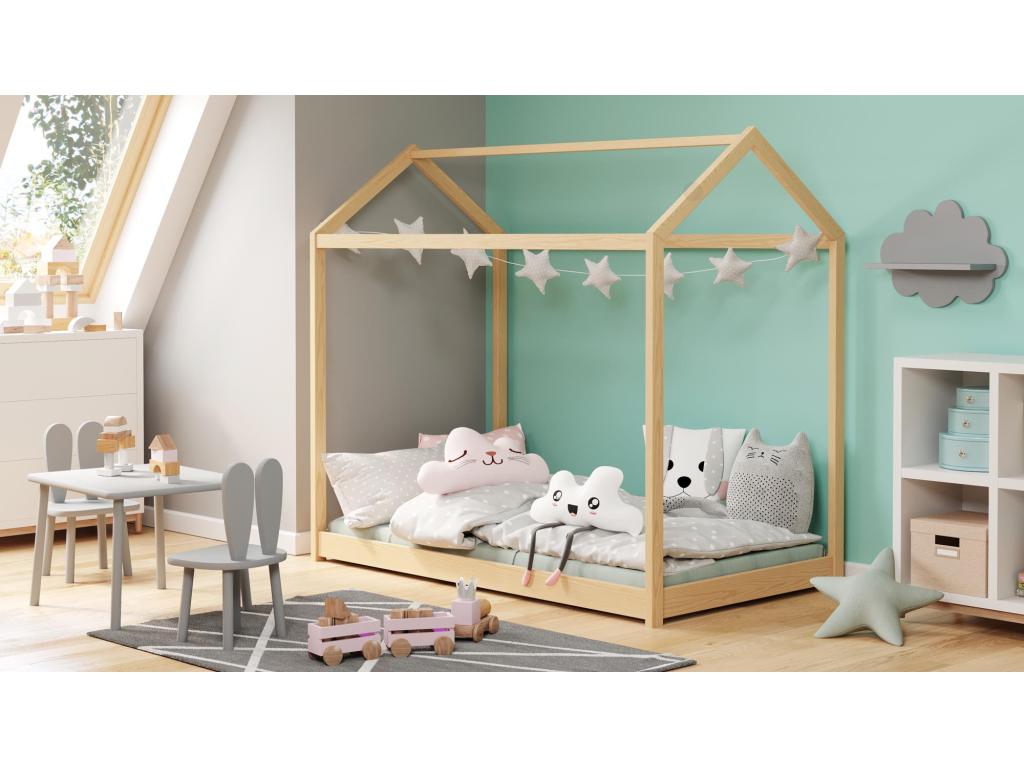 HUT Solid Pine Wood Children's Cabin Bed