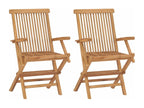 3-piece garden dining set Solid teak wood