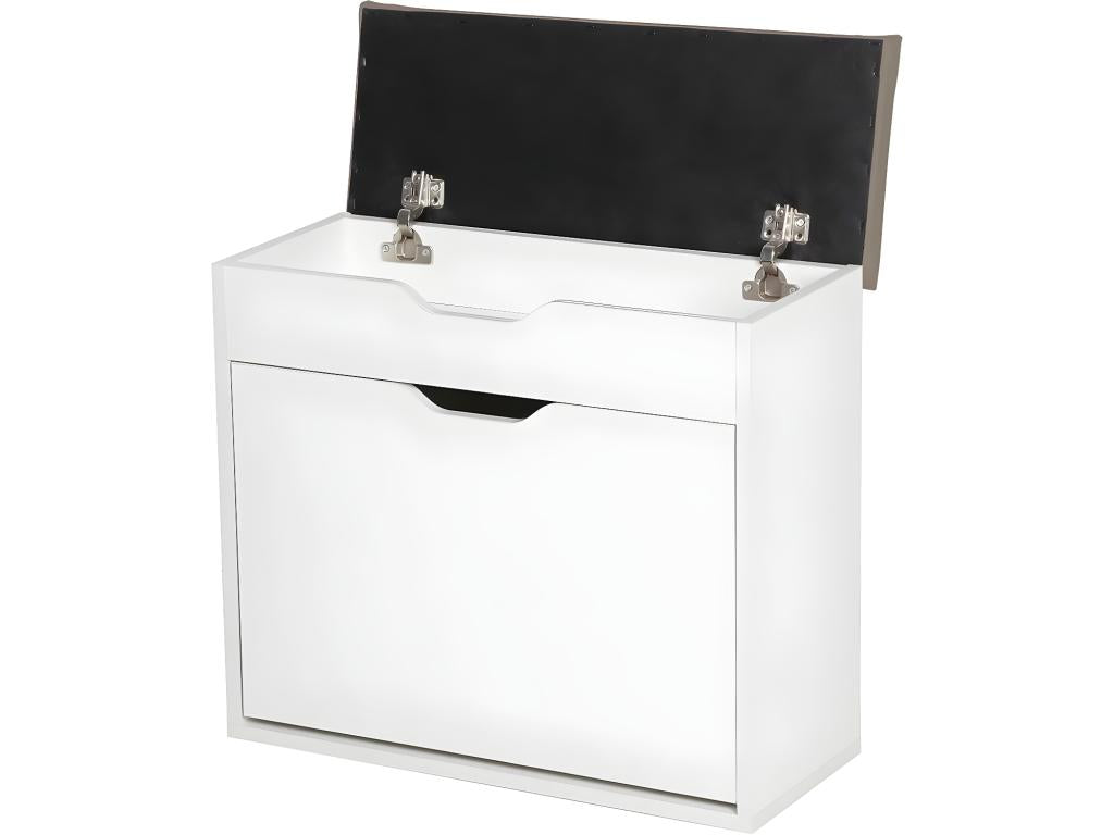 Meubiana Shoe Cabinet - 60x23.8x68 cm - White