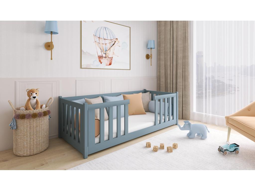 Meubiana children's bed KSB001 80x160 cm Gray