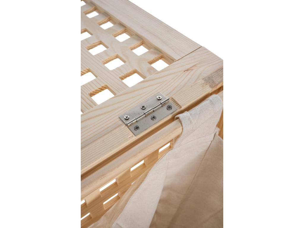 Laundry box - Wood - Natural - Meubiana Morton Meubiana