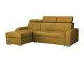 Meubiana 100 Corner Sofa, Yellow, Sleeping Function, Bed Box, 235x170x85cm