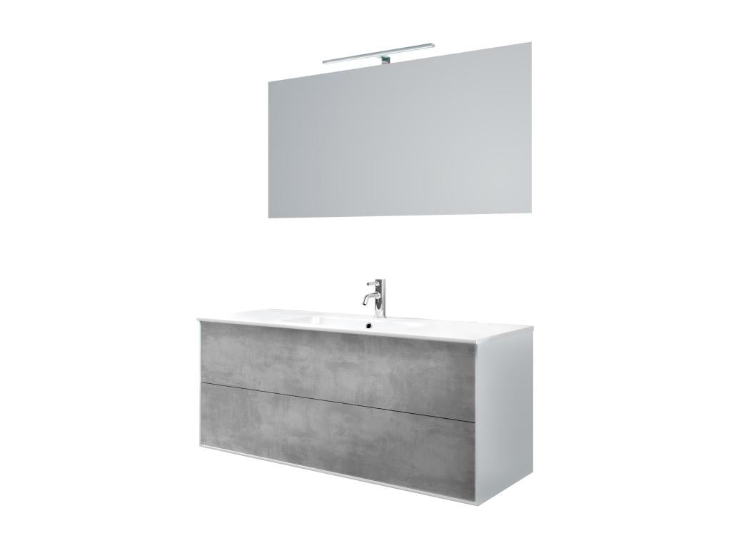 Meubiana 4-piece cement bathroom set